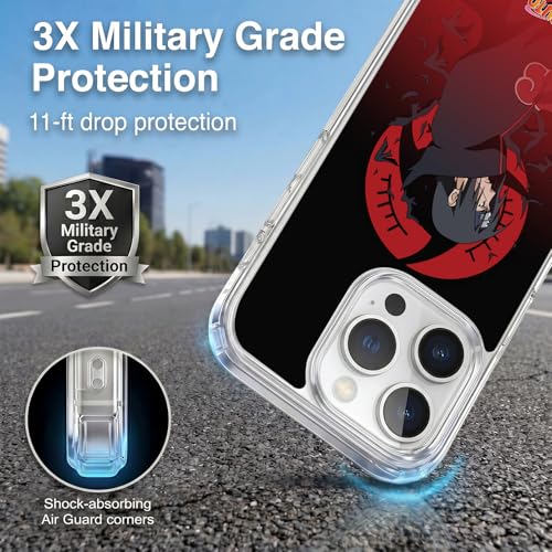 Coque iPhone 13 Pro Naruto Itachi MagSafe pour le quotidien - 3