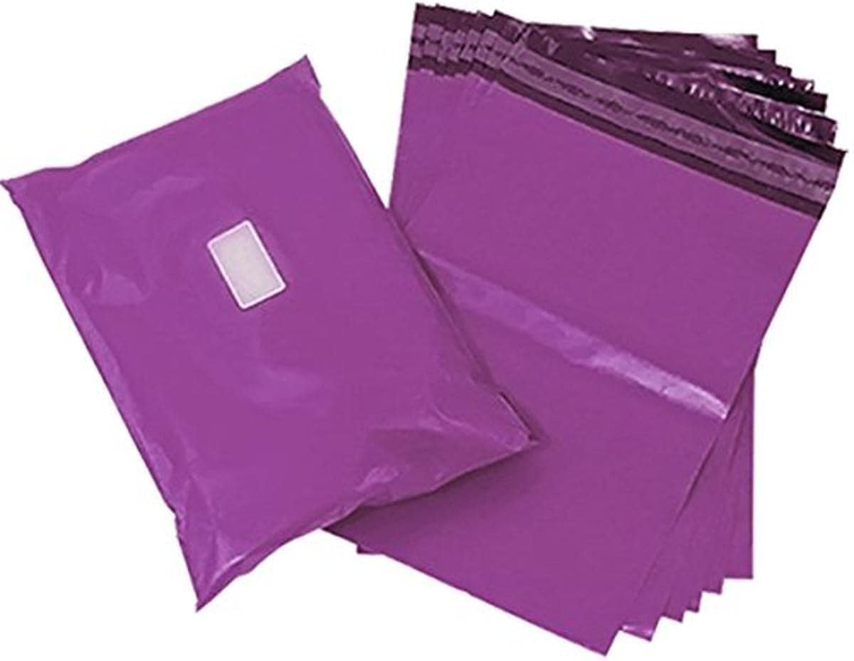 Triplast 17 x 22-Inch Plastic Mailing Postal Bag - Purple (Pack of 200)