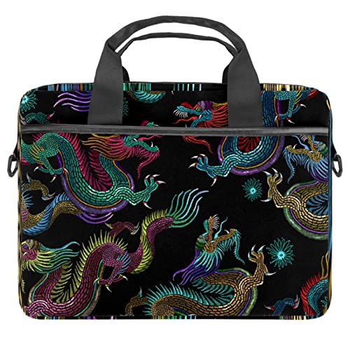 Sac ordinateur 13 pouces dragon bandoulière housse pc portable 13.3
