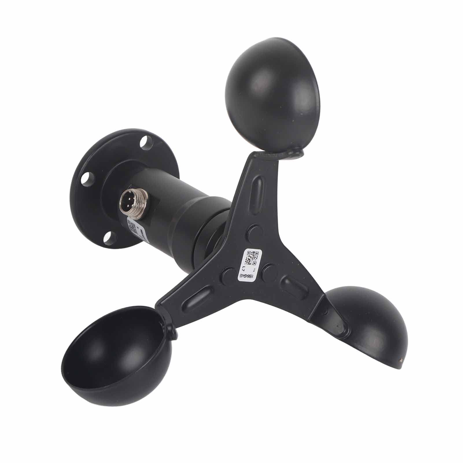 Wind-Speed Sensor 4-20mA Pulse Output Aluminum Alloy Wind Speed Sensor Anemometer WindSpeed Detector, Default - Image 2