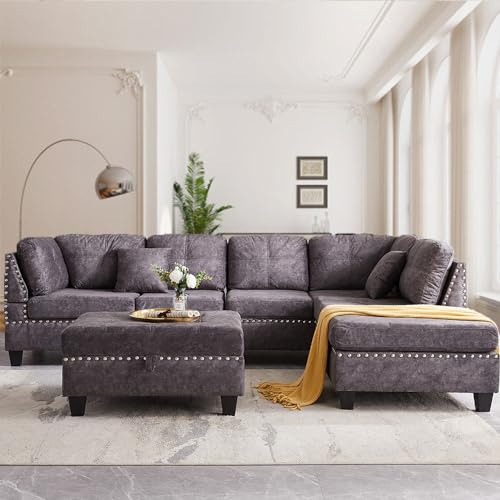 Ubgo NO Living Room Furniture Sets,Modular Sectional Sofa Set,L-Shape Couch Set thumb #6