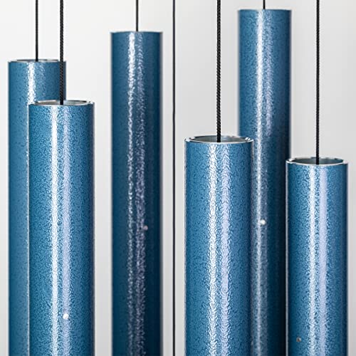 Corinthian Bells By Wind River - 60 Inch Sky Blue Wind Chime For Patio, Backyard, Garden, And Outdoor Décor (Aluminum Chime) Made In The Usa #TOP1