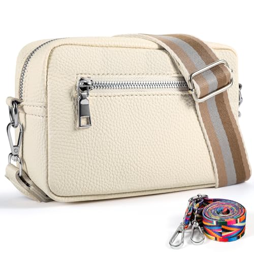 Small Crossbody Bag Women,Vegan Leather Shoulder Handbags Wallet Satchel Purse with 2 Adjustable Strap