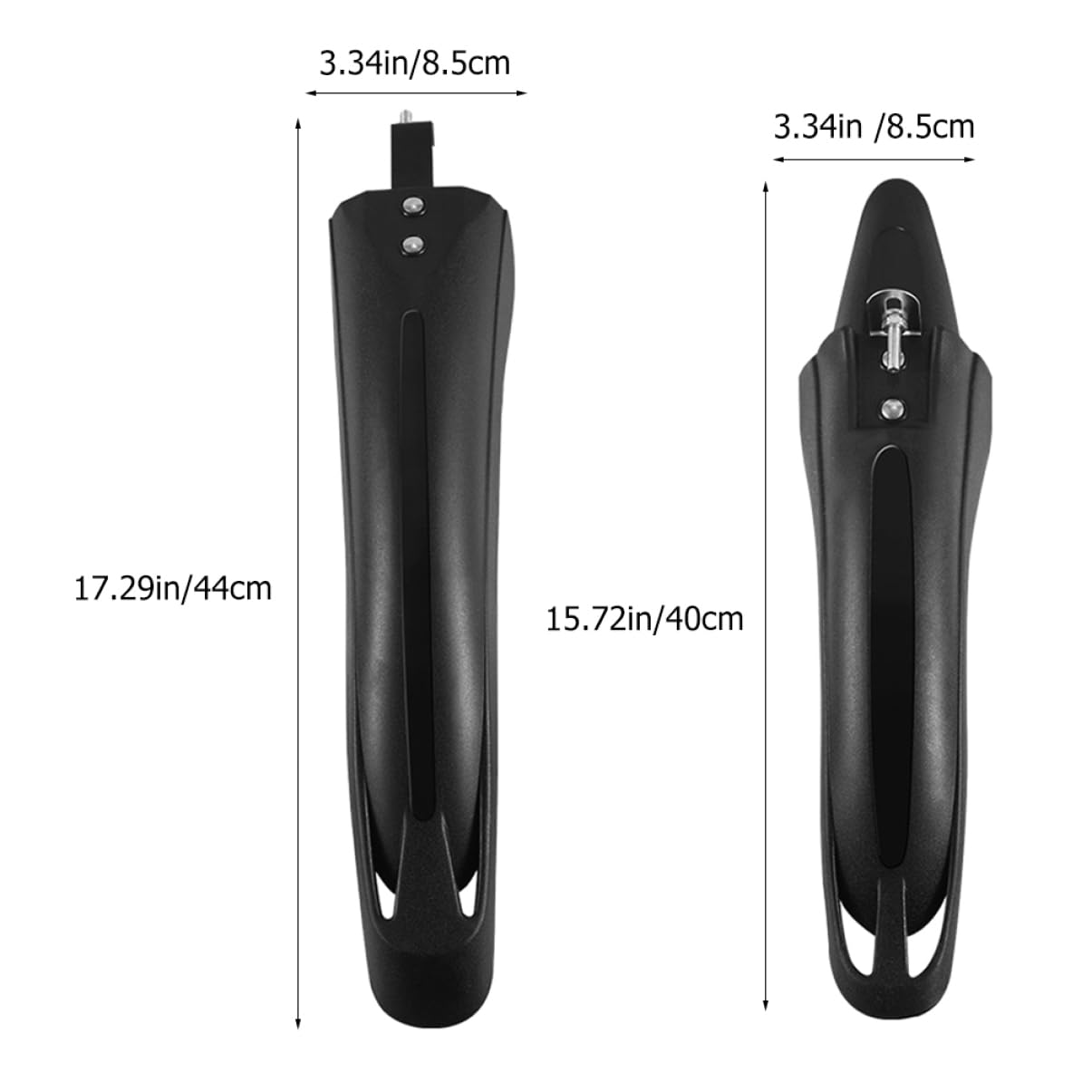 MUSISALY 1set Mountain Bike Mudguard Front and Rear Bike Mudguards for Wheels Lightweight Material Easy Installation Fit Rain Gear