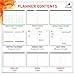 Undated Day Planner & Calendar – 6-Month Life Organizer for Productivity, Time-Management & Focus | 24-Hour Hourly Agenda for Men & Women, Vegan Leather Hardcover (Blue)