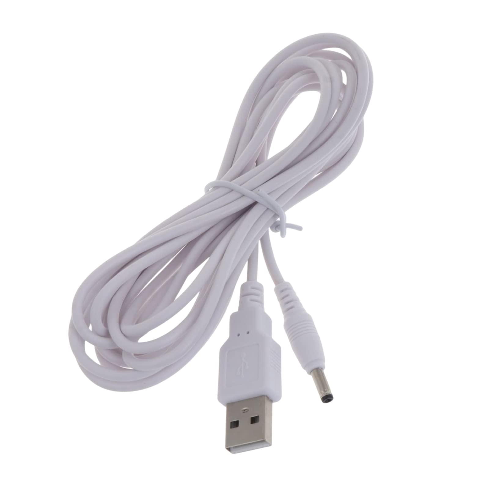 Kobeleen 1m/2m/3m 5V Power Cord USB to 3.5mm 1.35mm Adapter Connector Charging Cable Plug Not Support 12 Voltage