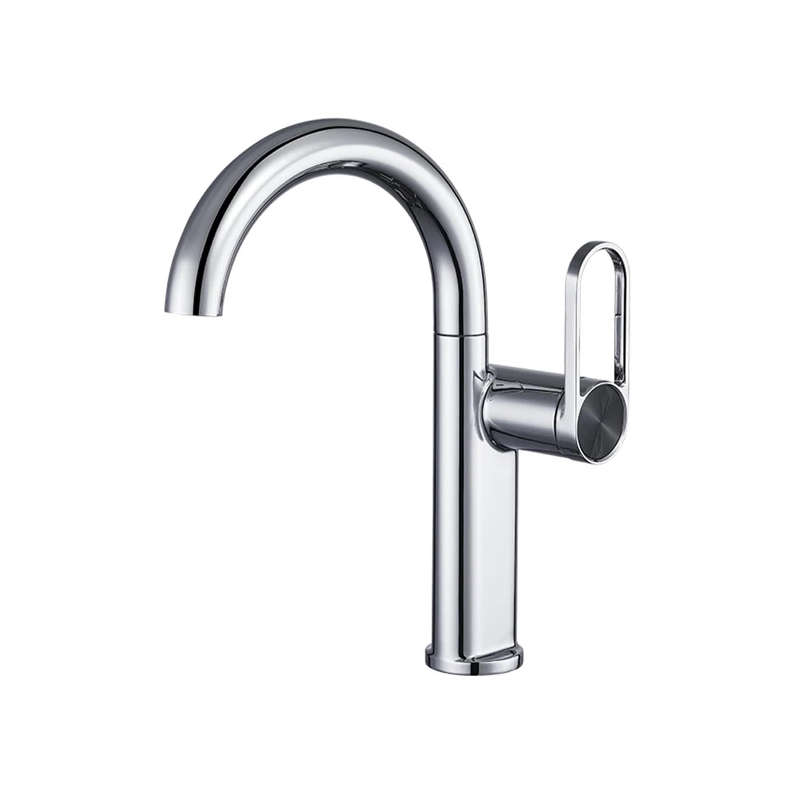 Robinet de lavabo chrome low mitigeur eau chaude et froide pour salle de bains moderne