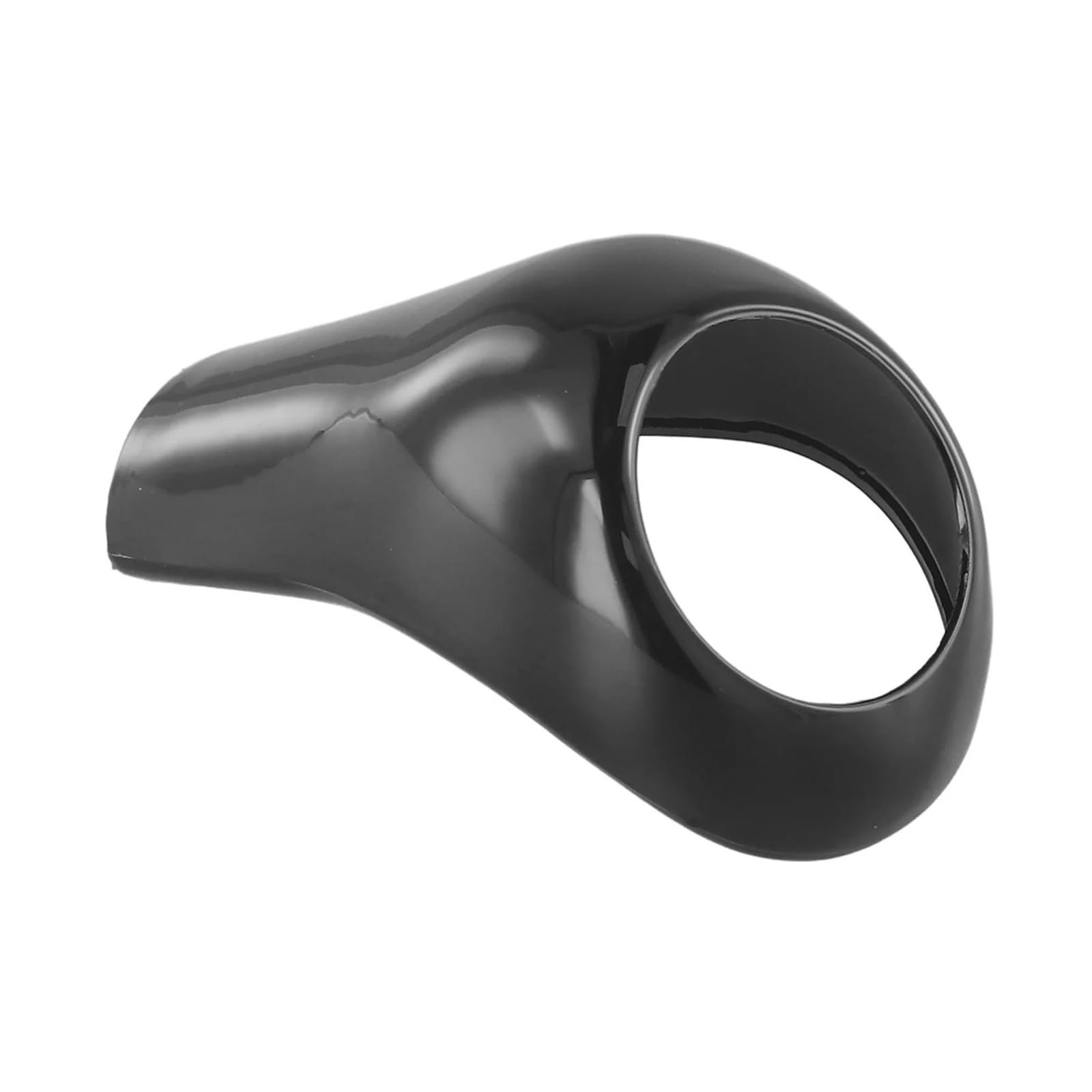 NOLONGNRDX for Mercedes Benz A-Class 2004-2011 C-Class 2004-2013 Gear Shift Knob Cover ABS Black Car Center Console Decorative Panel