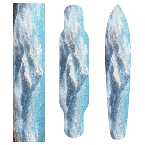 CZXW Snow Mountain Top Landscape Skateboard Grip Tape Non-Slip Longboard Griptape Skate Board Tapes Sheet for Decor 44