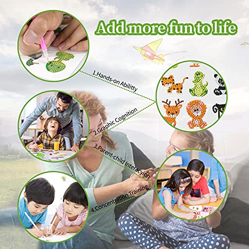 Kit per pittura con diamanti 5D per bambini, fai