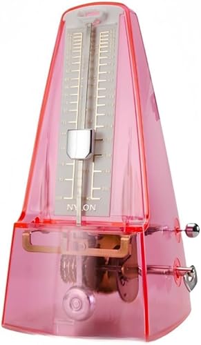 Nozuma 高精度メトロノーム 大音量リズムマシン 透明機械設計 純銅可動部 ピアノ/古琴/バイオリン/ギター練習用 初心者〜上級者音楽愛好家向け (ブラック)