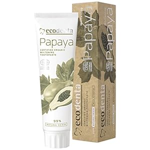 Ecodenta Tandpasta Witning Papaja, 100 Ml