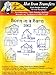 Born in a Barn Aunt Martha's Hot Iron Embroidery Transfer