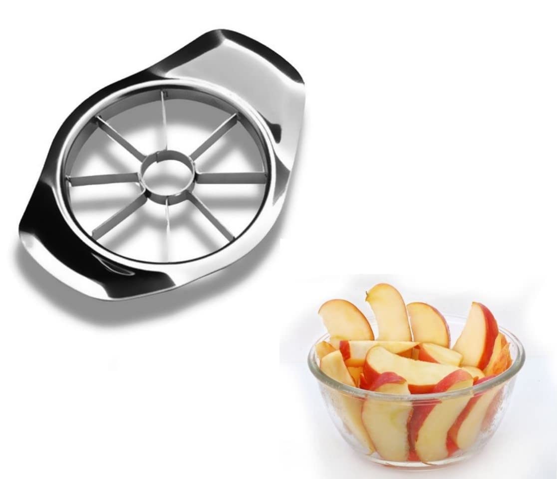 ASUVEK Stainless Steel Apple Slicer 8-Blade, Stainless Steel Apple Cutter, Ultra-Sharp Apple Cutter, Pitter, Wedger, Divider (B0BQCP5JXM) Amazon Price History, Amazon Price Tracker