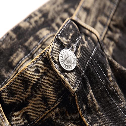 Mens Slim Fit Stretchy Jeans Pants Vintage Ripped Casual Straight Legged Skinny Jean for Men3