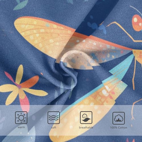 KLL Dragonfly Pattern Illustration Boys Toddler Comfort Briefs Underwear Cute Undies3