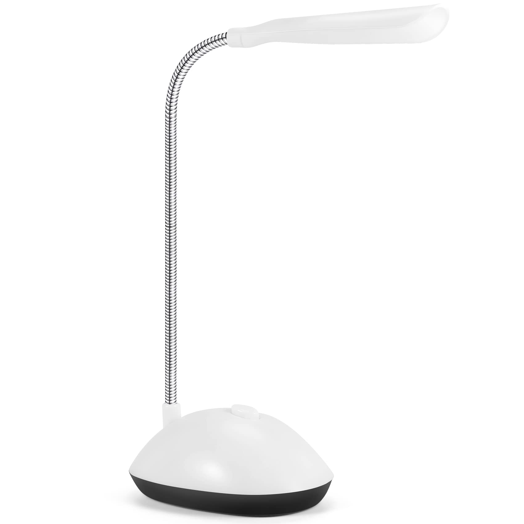 Flcivsh Light LED Desk Lamp 360 Degree Rotating Eye Protection Kids Student Reading Light LED Desk Lamp for Home,White