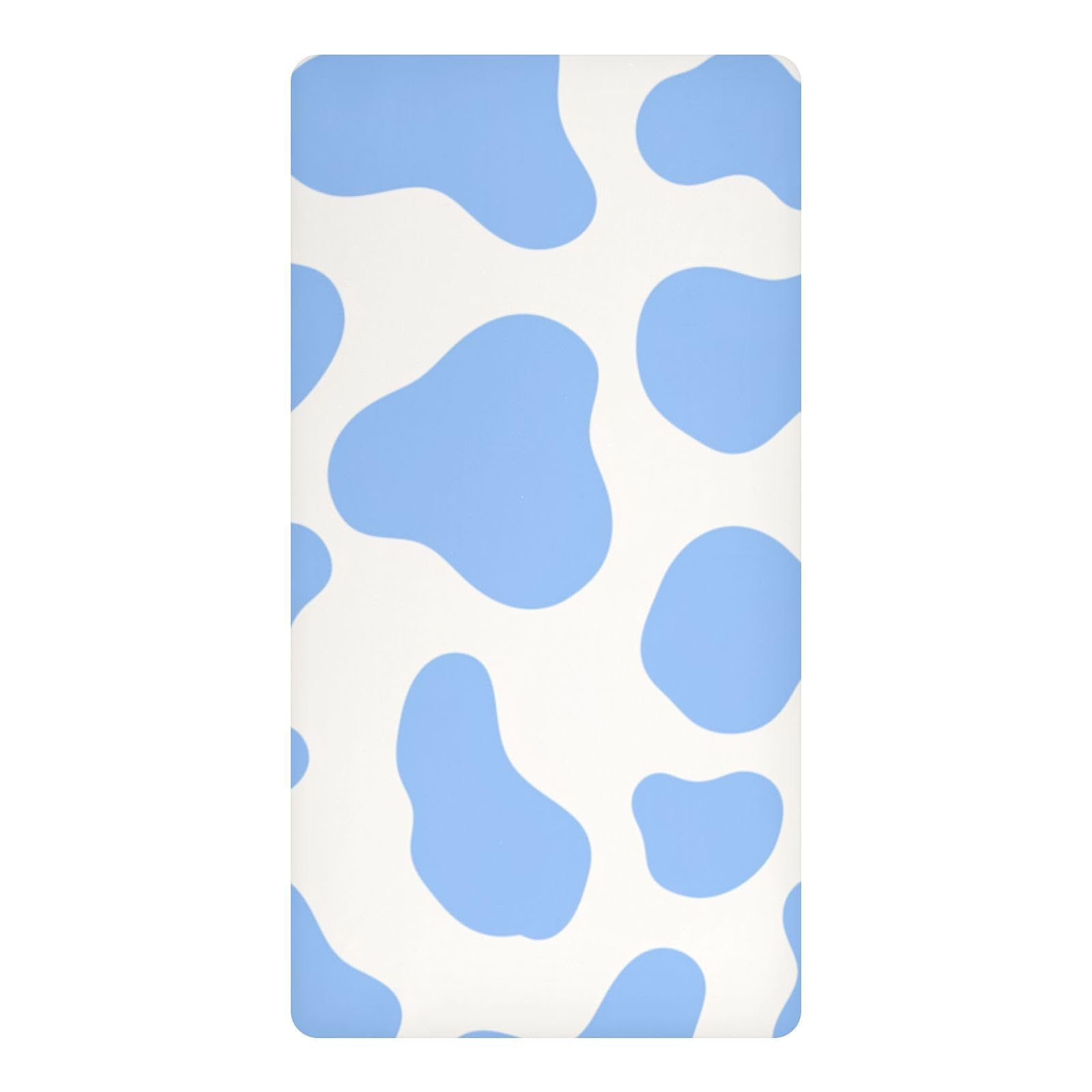 Drap-housse imperméable pour berceau bleu pastel 71x132 cm