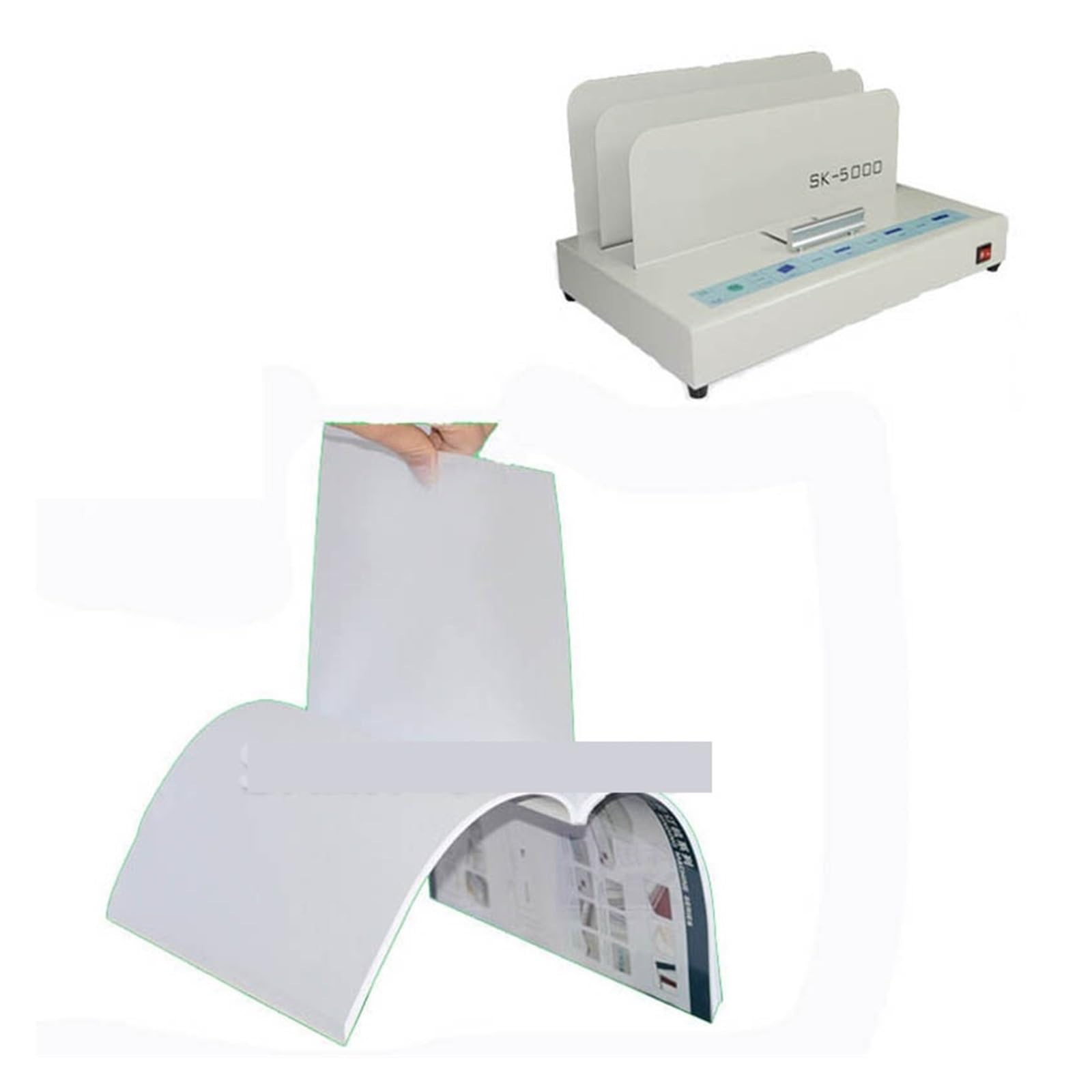 Bindemaschine, Heißklebebindemaschine Desktop Paper Thermische Binder Elektrische Metall Buch Maquina De Encuadernar Binder Maschine
