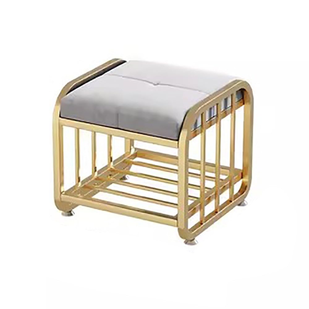 LWJSOCP Industrial Style Shoe Storage Bench with Cushion Entryway Hallway Bench for Living Room Bedroom Closet 30/60/80/100CM Holds up to 100 kg nize Your Space Efficiently