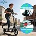 ZQHQKJ Kick Scooter for Teens & Adults. XXL Big Wheels for Kids 8-12, Teen and Adults, Dual Suspension Foldable Lightweight Scooter, 4 Adjustable Levels. Bearing ABEC9, Max Load 240 LBS.,Black