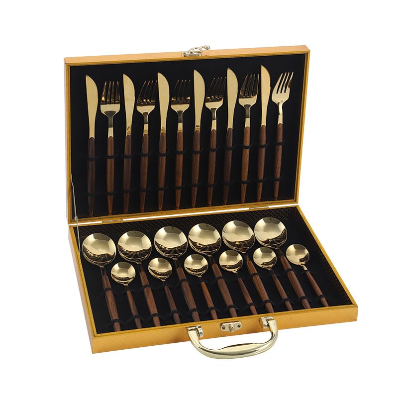 Set Cuchillos Cocina 24 Piezas Acero Inox Base