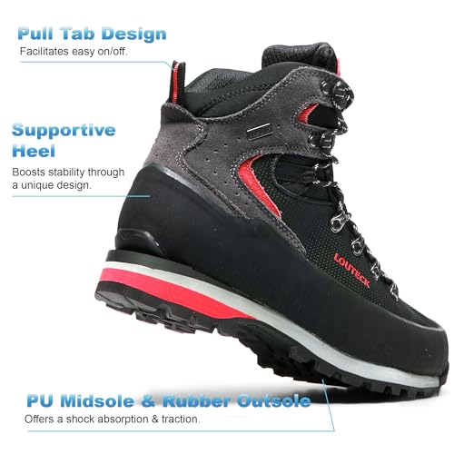 Image of Men's Hiking Boots - Durable and Comfortable Men's Climbing Boots for Rugged Outdoor Adventures, Perfect for Hiking, and Climbing