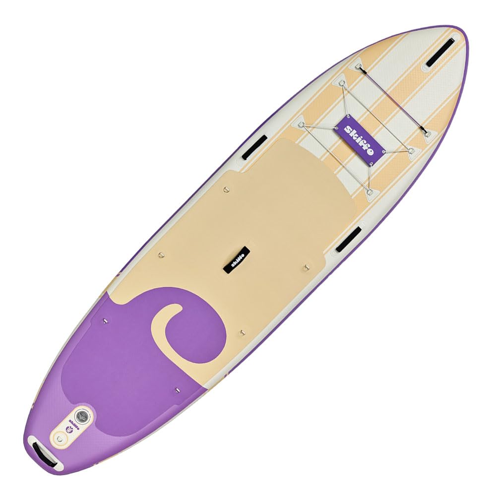 Skiffo Rivage Parma 11' - Nadmuchiwany Sup 2 w 1 kompletny kajak - 335 x 86 x 15 cm - Max 160 kg - stabilny i wszechstronny - unikalny design