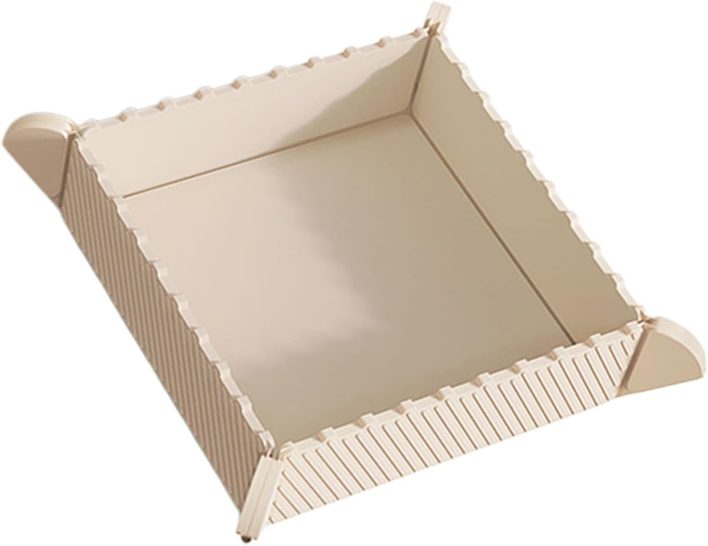 Foldable Silicone Storage Box with Closure for Kitchen and Outdoor Use and Space Saving Design in 5 Color Multipurpose Collapsing Box