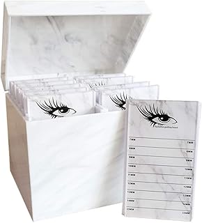 Aufbewahrungsbox für Wimpern aus Acryl, 10 Sc...