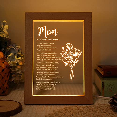 Birthday Gifts For Mom Gifts From Daughters Son, Mom Birthday Gifts Ideas, Acrylic Usb Low Power Night Lamps A Letter To My Mother, Mothers Day Gifts, Christmas Gifts, Lamp Presents For Mom-S #TOP29