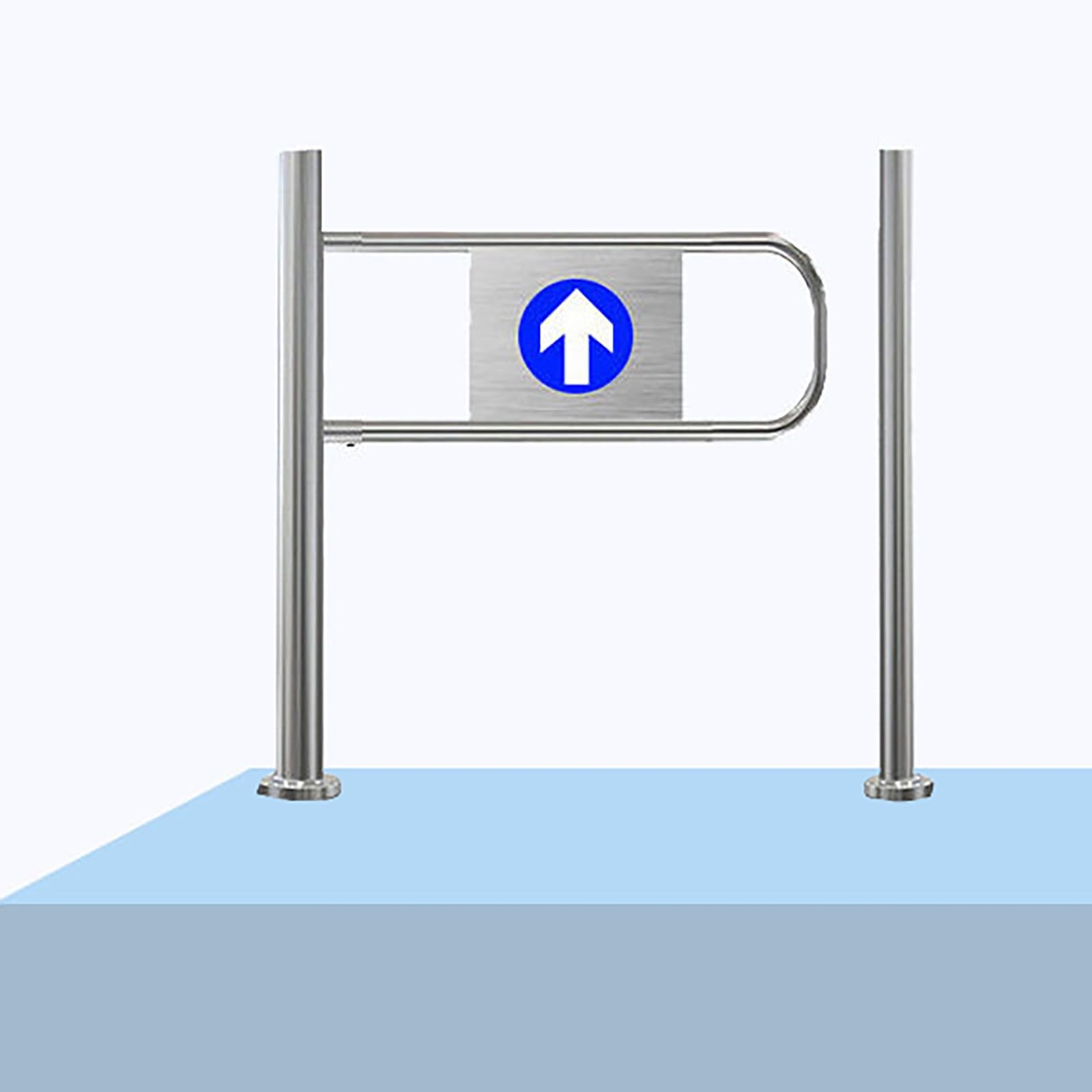 Swing Gate for Supermarkets,1-Way Swing Entrance Door(Left,70cm/27.6in)