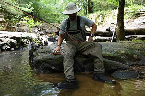 FROGG TOGGS Botas masculinas Rana Elite Fishing Wading em feltro ou com costura, Lugged, 13