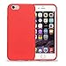 Yesker iPhone 6S Case iPhone 6 Case Slim Smooth Premium Durable Soft Rubber Gel back Case Cove - Red