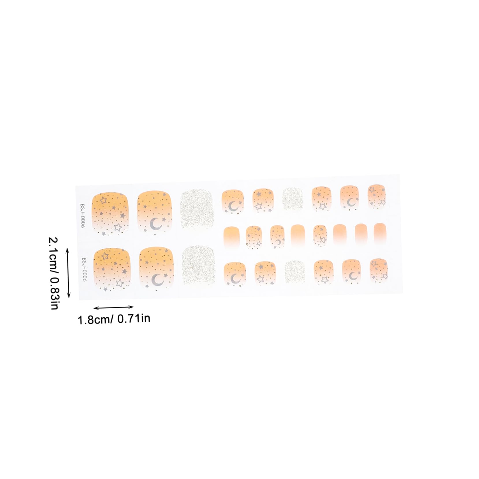 VALICLUD 5 Set adesivi per unghie Gel polacco adesivi per manicure unghie adesive decorazione per unghie adesivi di unghie strisce di smalto per unghie strisce per unghie per le donne