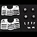 CHROME FINNED SLOTTED HEAD BOLT SPARK PLUG COVERS FOR HARLEY TOURING STREET GLIDES KING FLHX FLHR