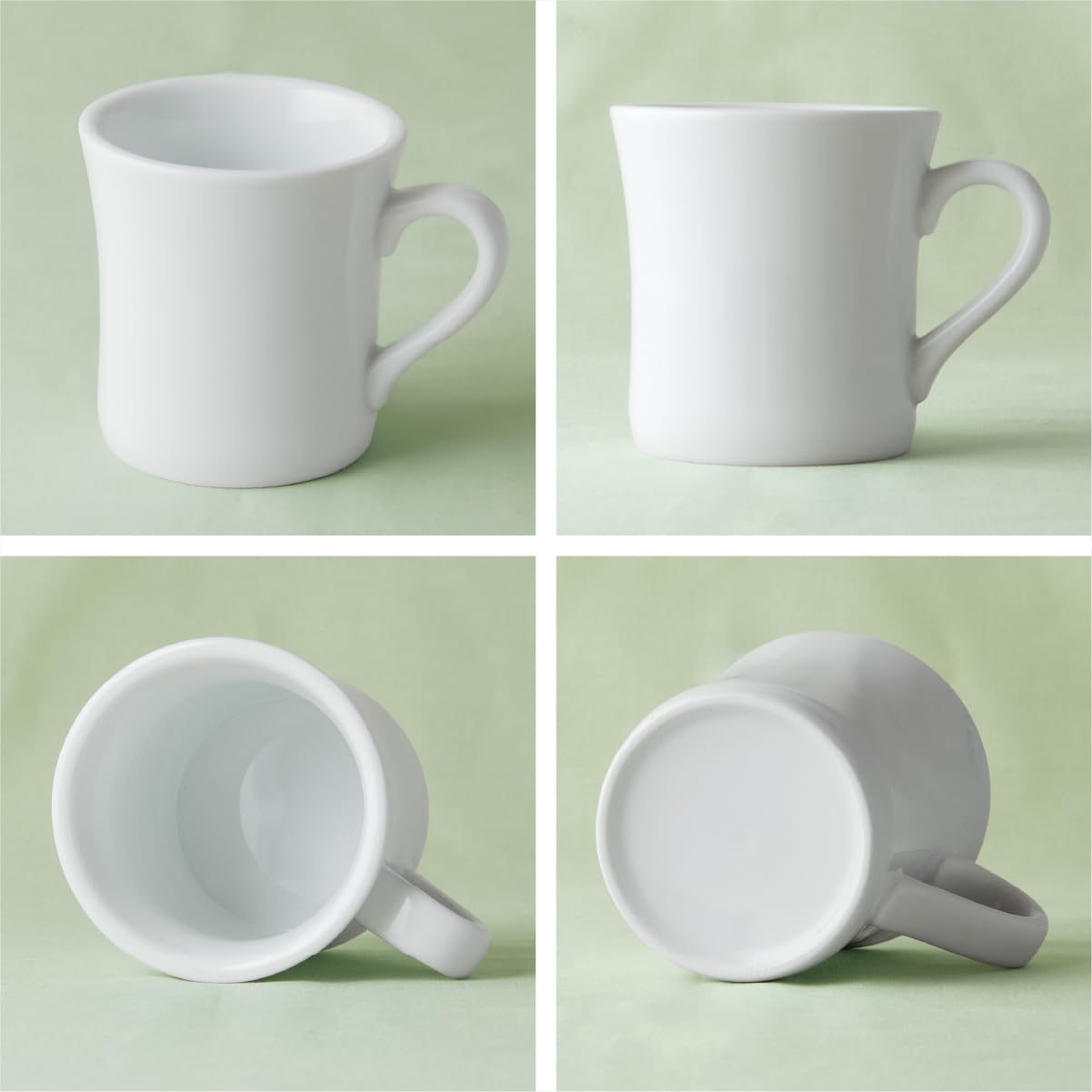 Amazon.co.jp: 【A級品】白磁 ベーシック 厚口 マグカップ L 280cc