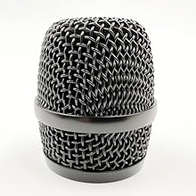 COMPATIBILITY: Specifically designed for Sennheiser XS WIRELESS Handheld Transmitter Microphone SKM - XSM e825 e835 e865 models PACKAGE CONTENTS: Includes 2 replacement grille mesh pieces, providing a spare or allowing simultaneous use on multiple mi...