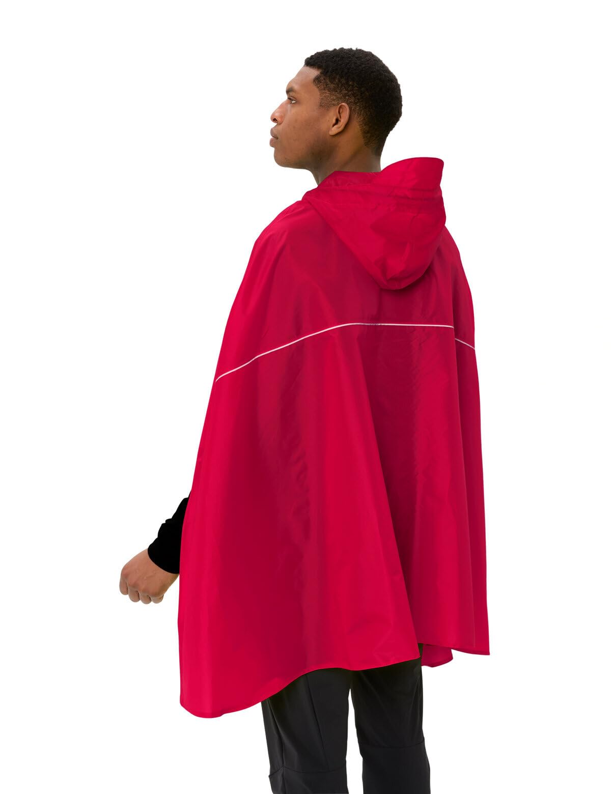 VAUDE Poncho Valdipino - Chubasquero de acampada y senderismo, tamaño XL