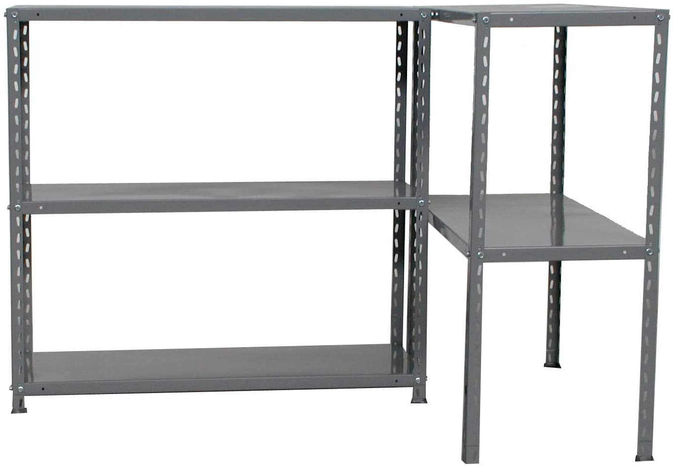 Scaffale Metallico 5 Ripiani Rinforzati Brixo Misura 100x40 cm - Altezza 188 cm