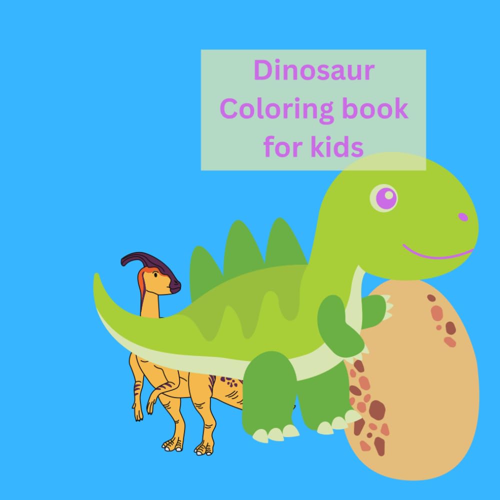 Rawr dinosaur coloring book: cute for kids