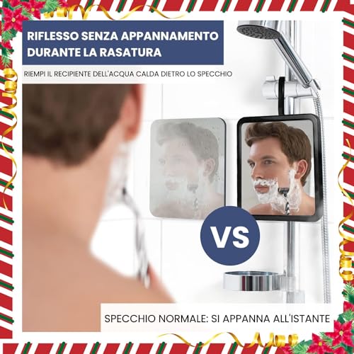 Specchio Appendibile Doccia, Specchio Rasatura
