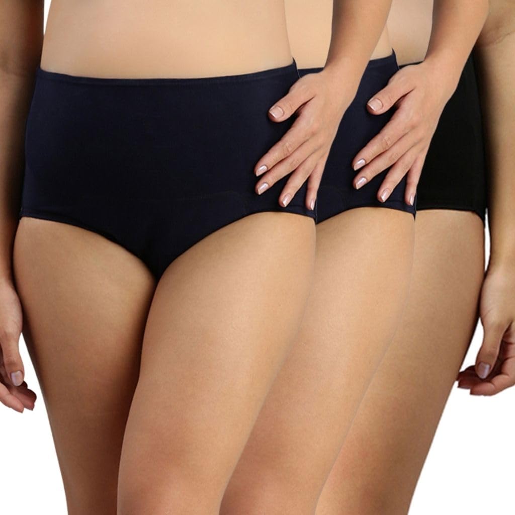 morph maternity | Maternity Hygiene Panties for Women | Hygiene Anti-Bacterial, Anti-Microbial & Moisture Wicking | Full Coverage Panties | Soft Comfy Cotton | Pack of 3-picture-11