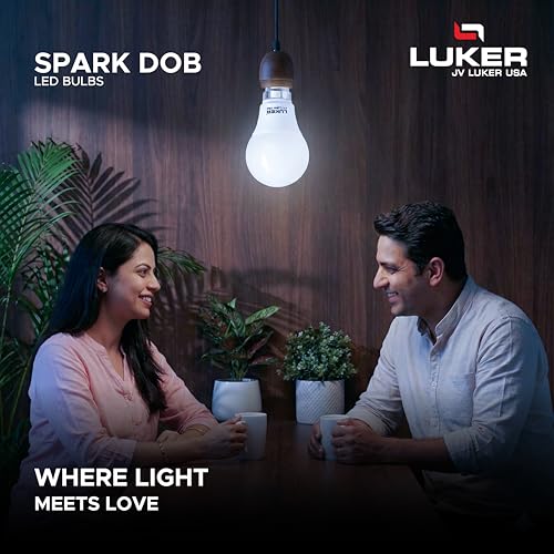 Image of LUKER JVLuker 30W LED Bulb B22 Base Energy Efficient Light 120 Degree Wide Beam Coverage High CRI Surge Protection Lights for Home and Office Indoor & Outdoor, 1 Year Warranty (Pack of 1, White)