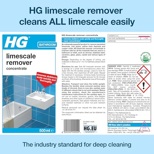 HG Hagesan Blue 500ml Professional Limescale Remover