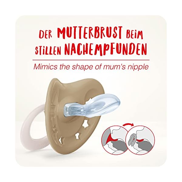 NUK Signature Schnuller 4er Set | 2x Signature & 2x Signature Night mit Leuchteffekt | Silikon | 0-6 Monate… – Bild 7