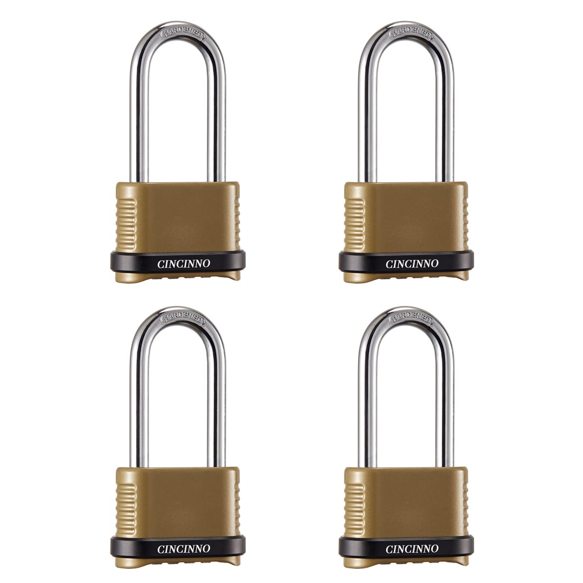 CINCINNO 4-Pack Combination Lock