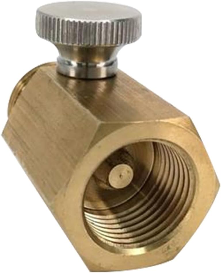 1Pcs Brass Brewing Connector with Knob, External Thread W21.8 to Internal Thread TR21-4 KL15578