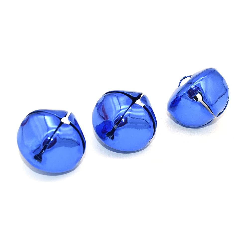Piccole campane di Natale, campane appese di Natal Campane di Natale piccole Campana di Natale blu da 8 pezzi