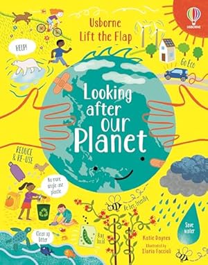Book cover Lift-the-Flap Looking After Our Planet: An Interactive Book About Protecting Earth and Saving Animals for Kids (Ages 6-9)